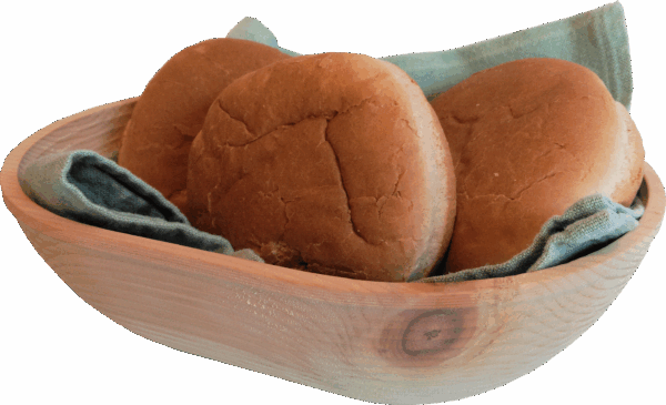 Brotschale in Arvenholz