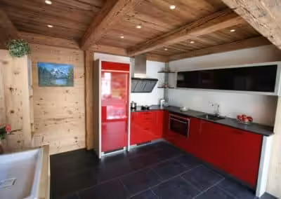 Glanzfronten mit Betonimitation