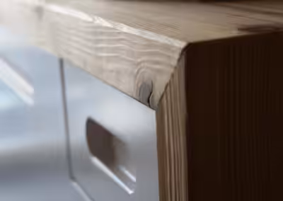 Griffleisten gefräst und lackiert