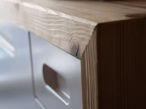 Griffleisten gefräst und lackiert