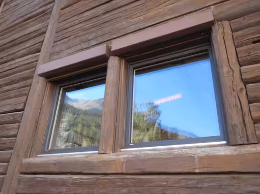 Holz-Alu-Fenster anthrazit