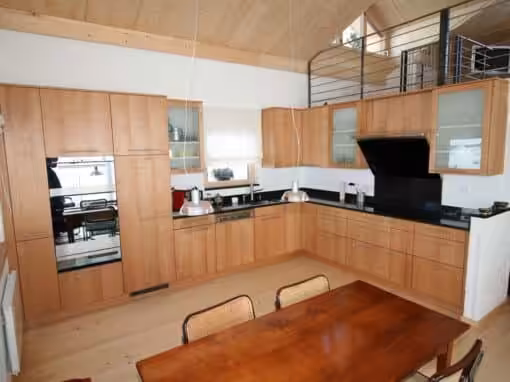 Kirschbaumküche glatt