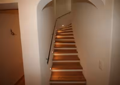 Treppentritte in Fichte Altholz